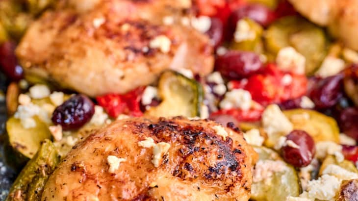 Healthy Greek Sheet Pan Chicken