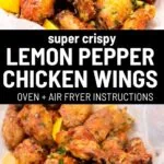 LEMON PEPPER CHICKEN WINGS pinterest