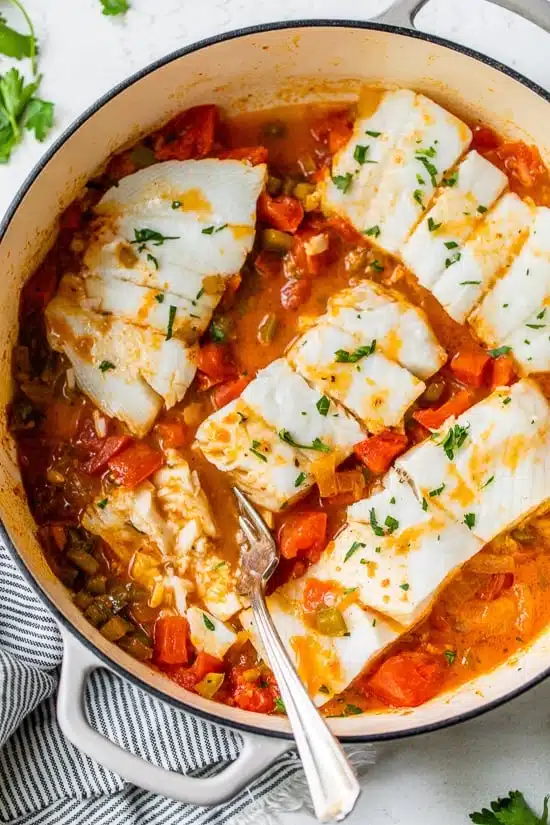 Skillet Flounder with Tomatoes 6