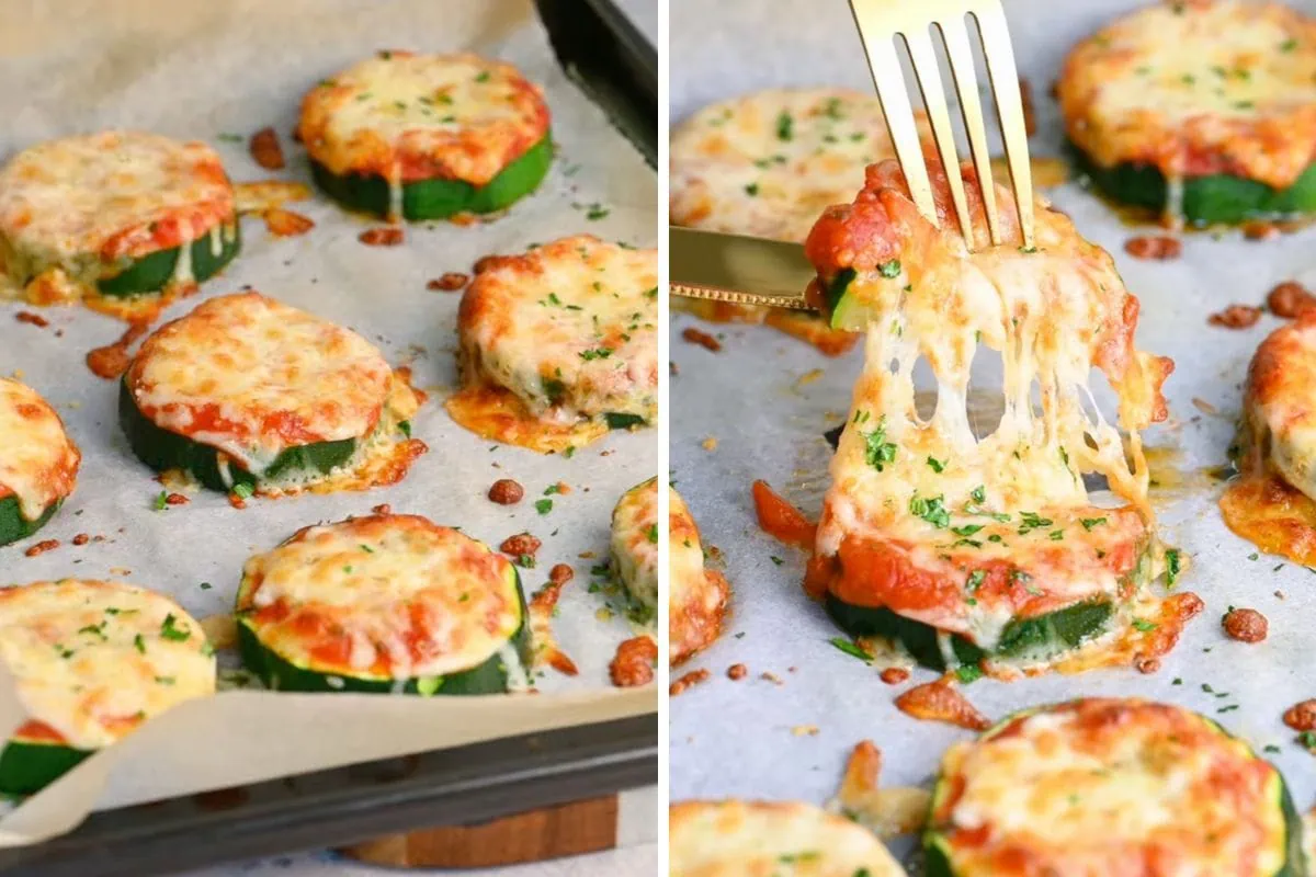 Zucchini Pizza Bites 7 Zucchini Pizza Bites