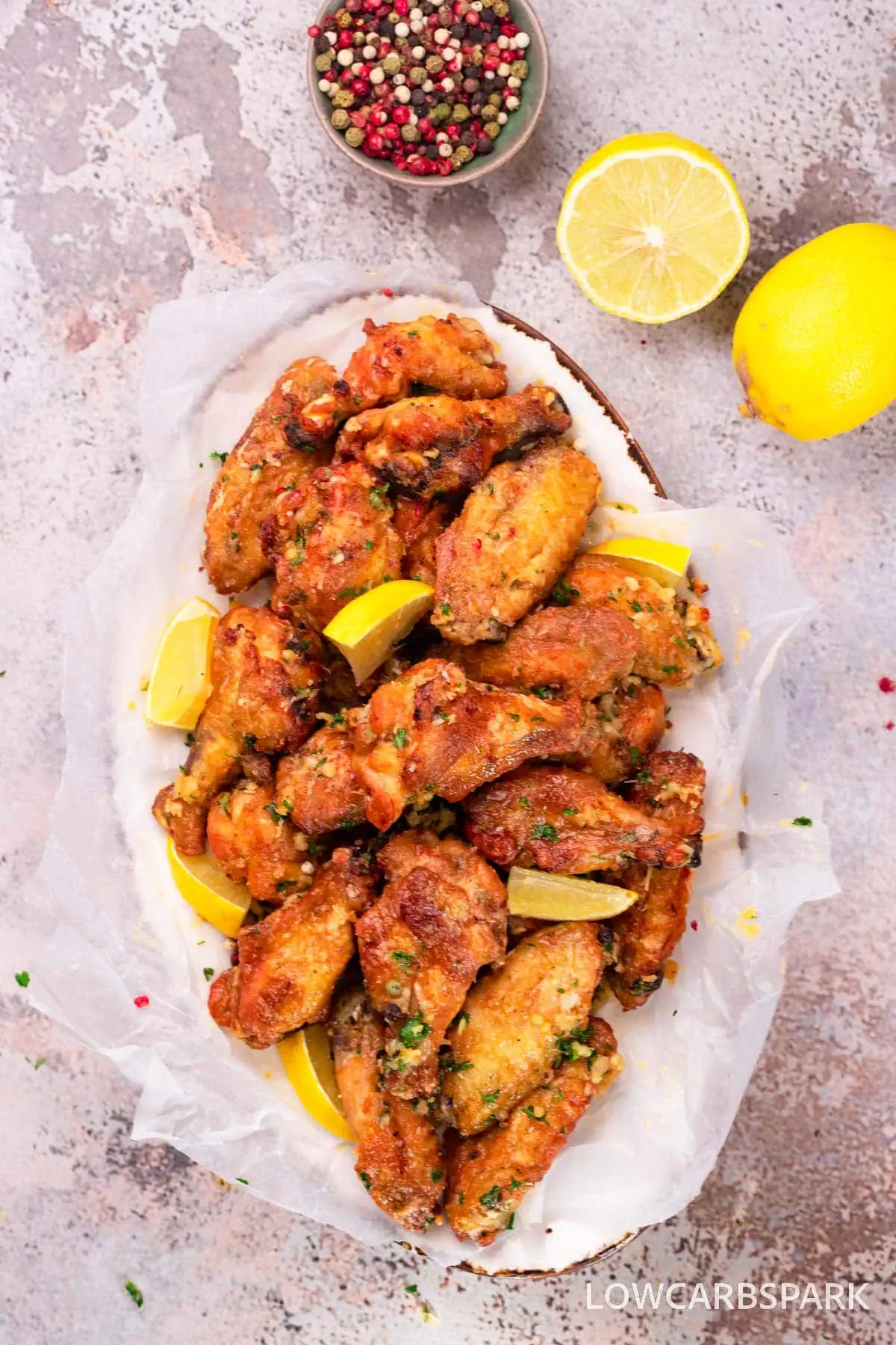 Easy Lemon Pepper Chicken Wings 2 easy lemon pepper chicken wings