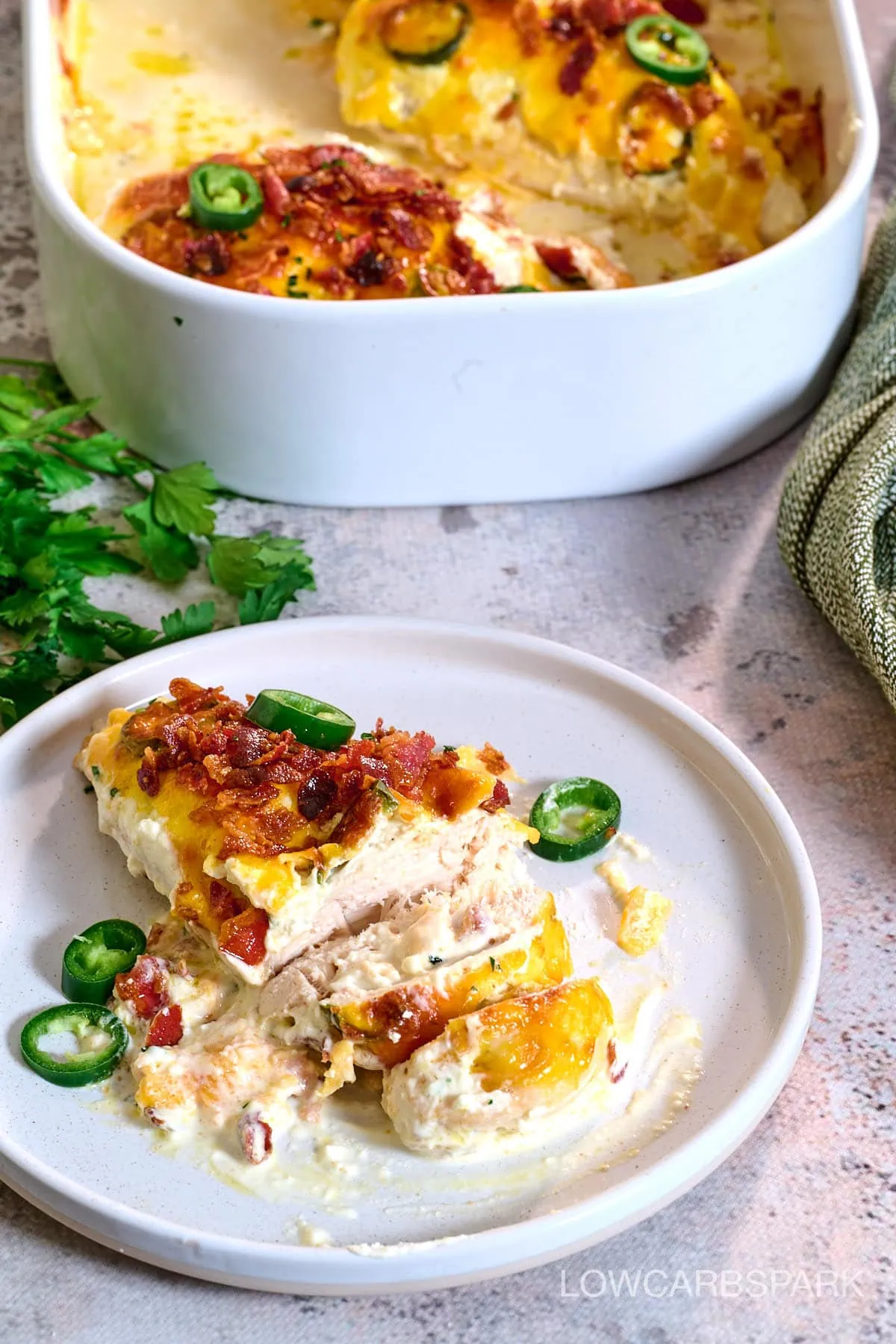 Jalapeno Popper Chicken Casserole 5 Jalapeno Popper Chicken Casserole