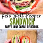 Keto Bell Pepper Sandwich-4