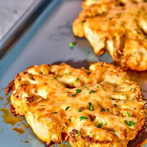Cheesy Cauliflower Steak 12 Cheesy Cauliflower Steak 1