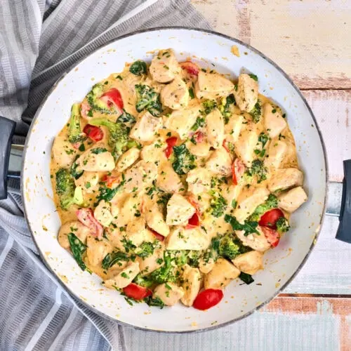 Garlic Chicken with Broccoli and Spinach (20 Minute Recipe) 12 Garlic Chicken with Broccoli and Spinach