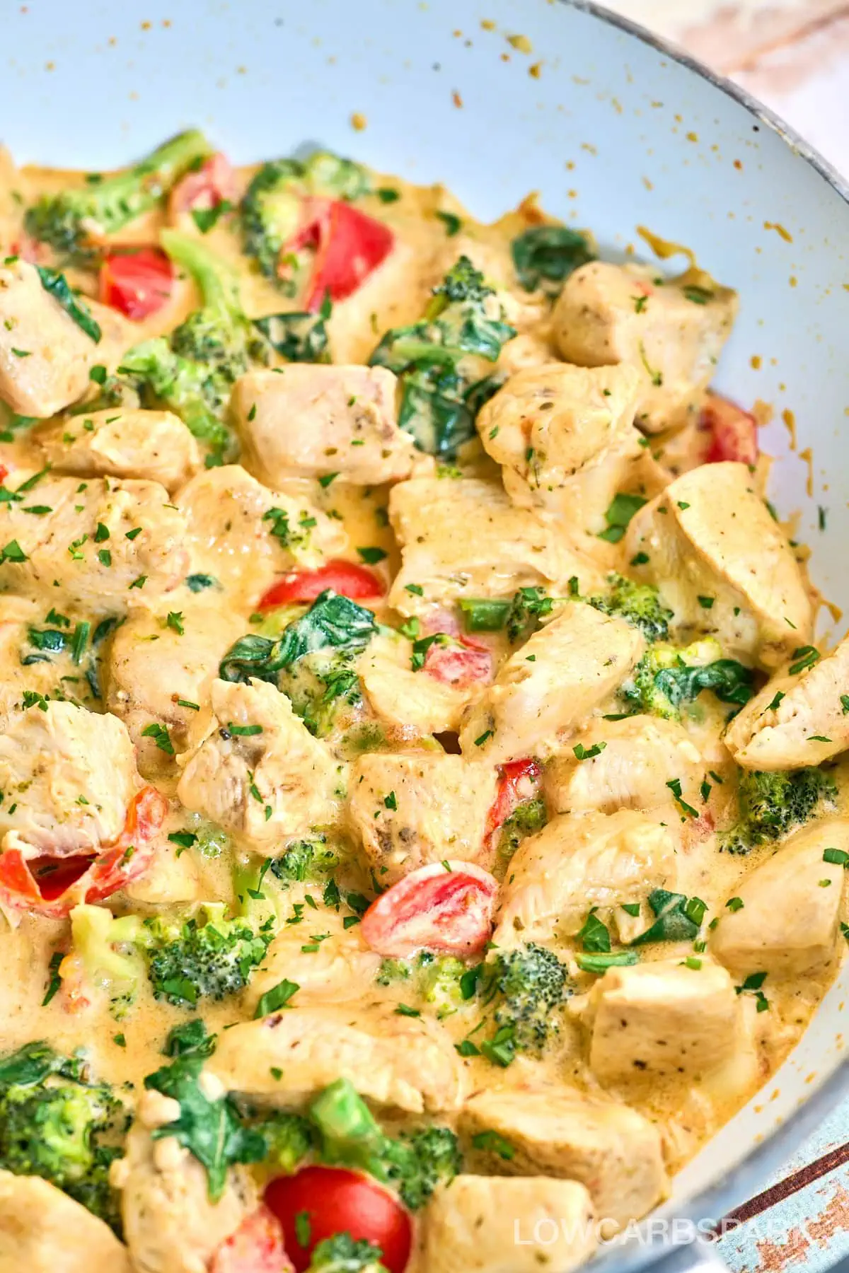 Garlic Chicken with Broccoli and Spinach (20 Minute Recipe) 2 Garlic Chicken with Broccoli and Spinach