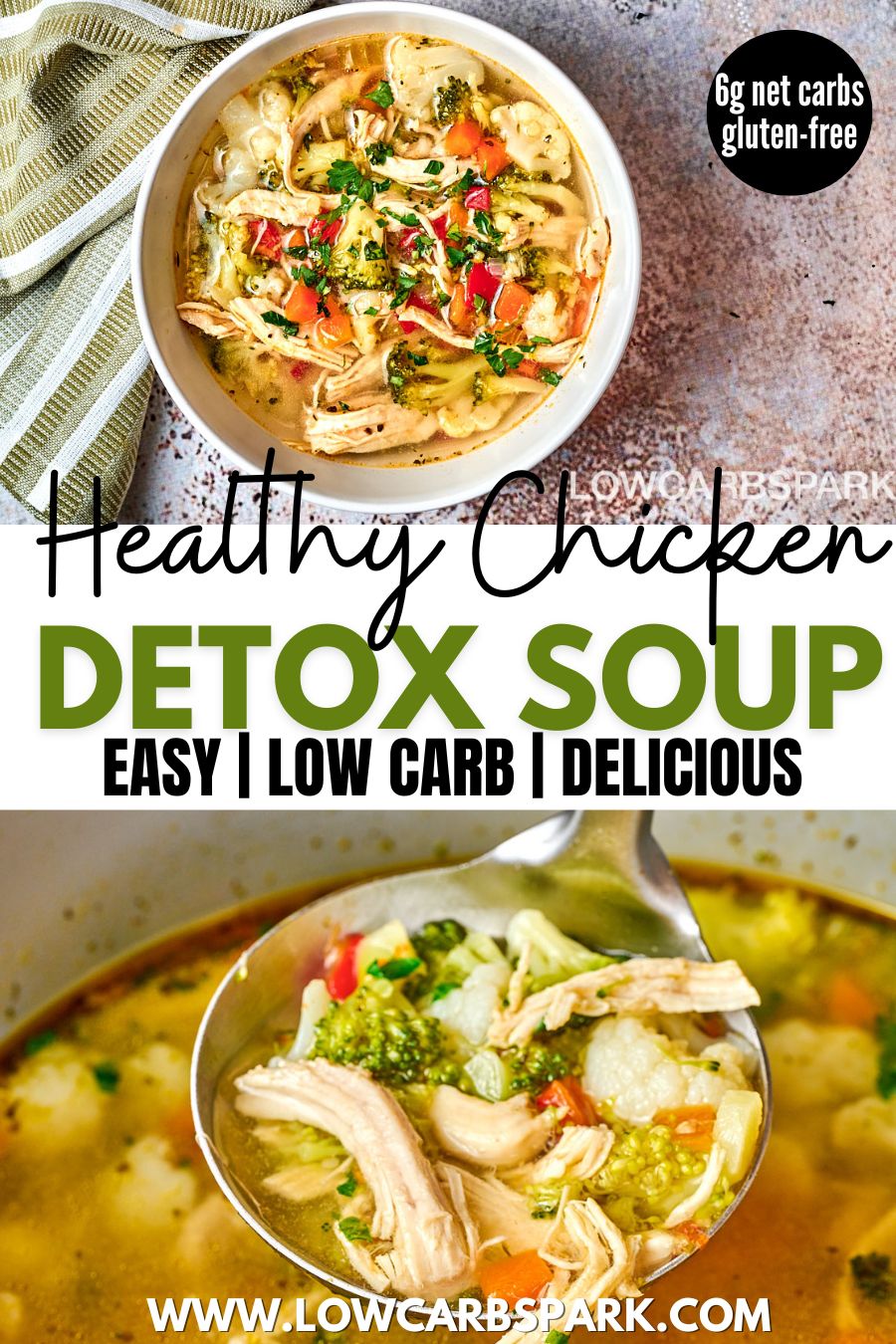 Healthy Chicken Detox Soup