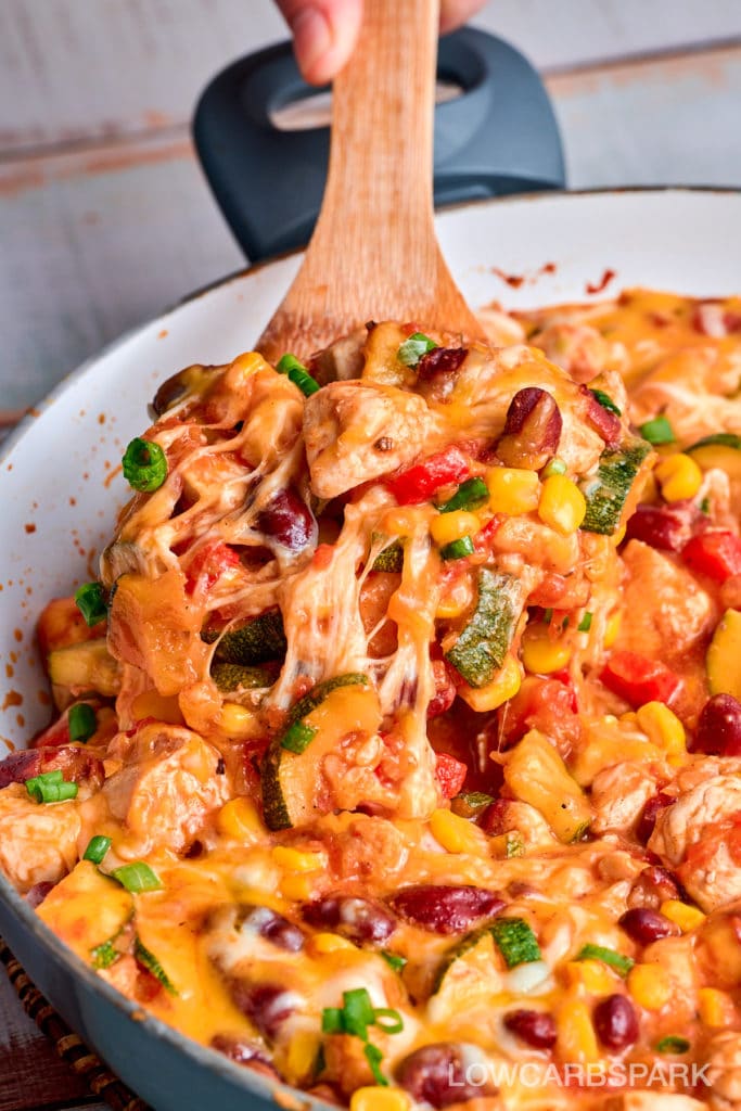 Tex-Mex Chicken And Zucchini - Low Carb Spark