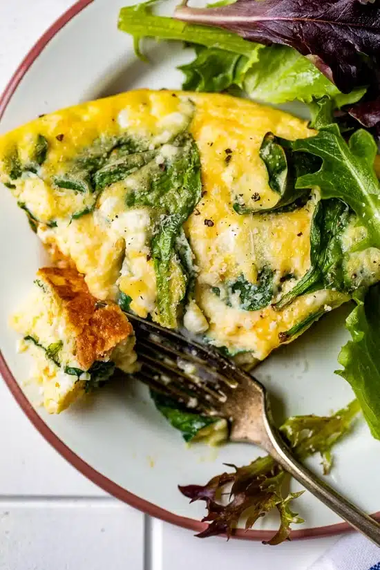 Egg Cottage Cheese Sausage Frittata 7