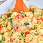 Garlic Chicken with Broccoli and Spinach pinterest image