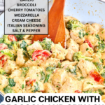 Garlic Chicken with Broccoli and Spinach pinterest image 3