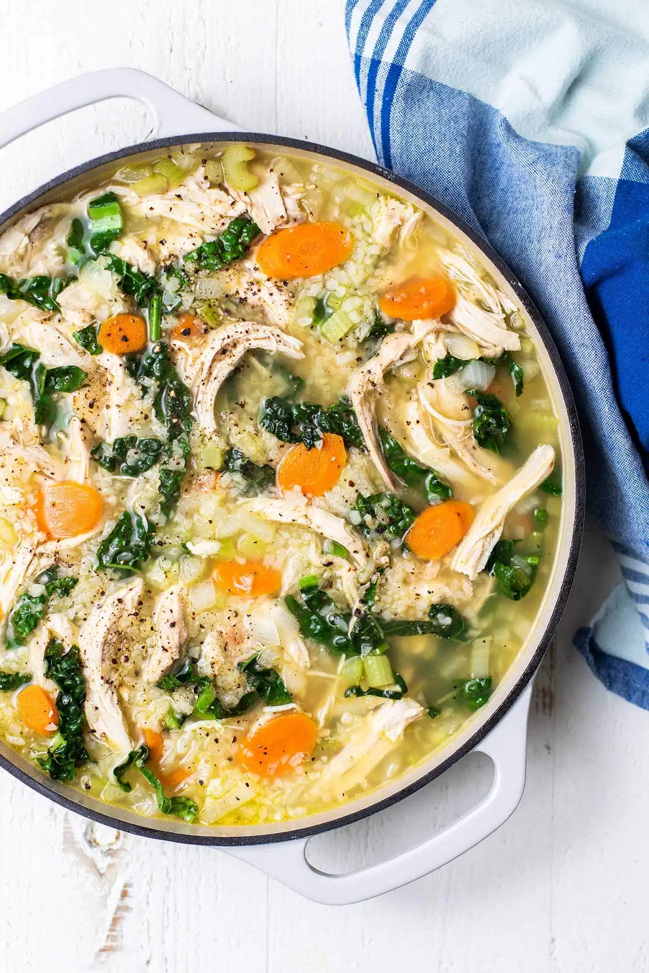 35 Keto Soup Recipes - Best Low Carb Soups 7 Keto Chicken Rice Soup4