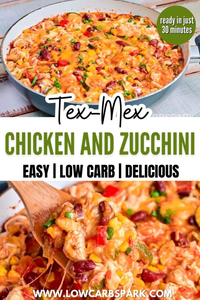 Tex Mex Chicken And Zucchini Pinterest
