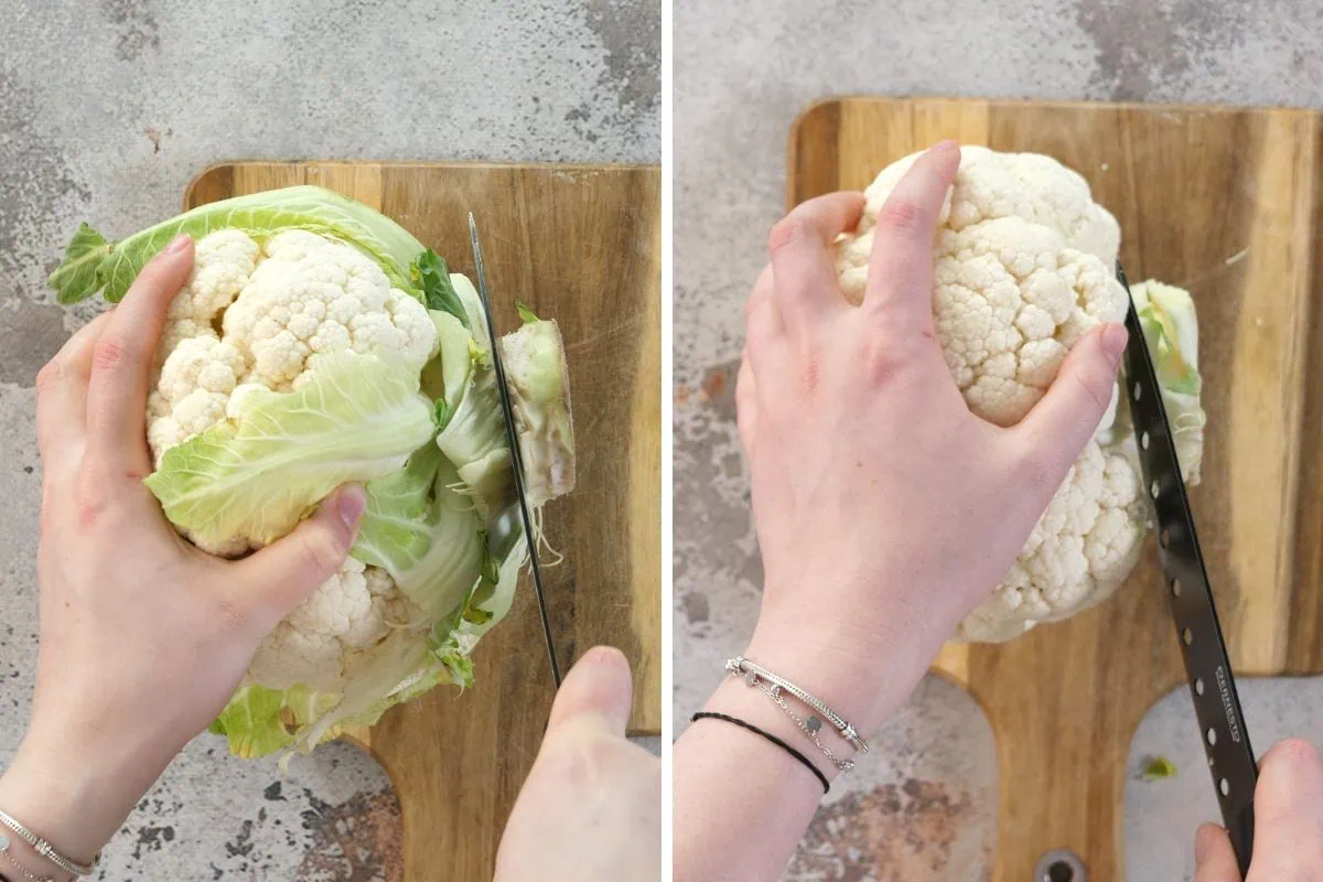 Cheesy Cauliflower Steak 4 how to make Cauliflower Steak1