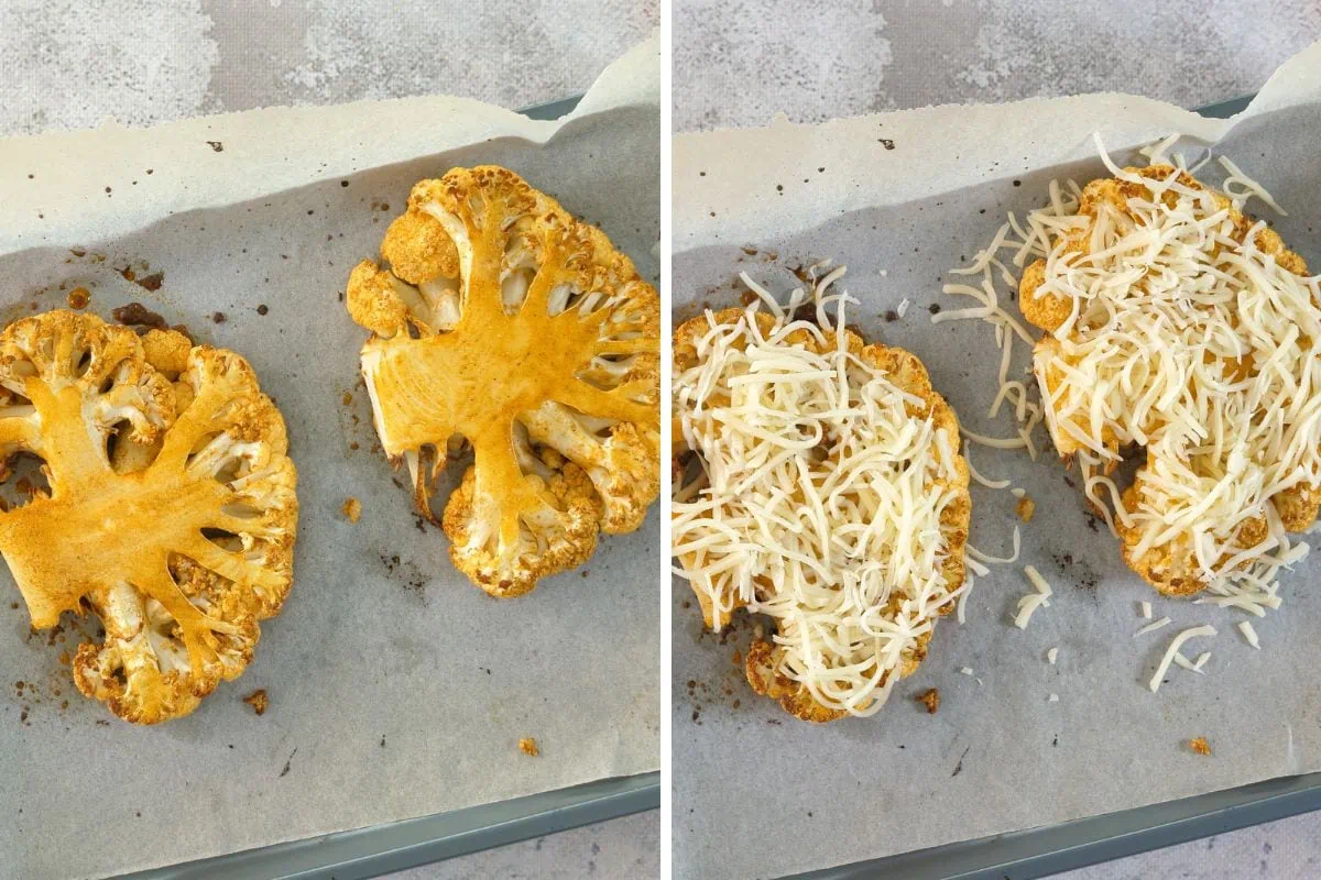 Cheesy Cauliflower Steak 8 how to make Cauliflower Steak5