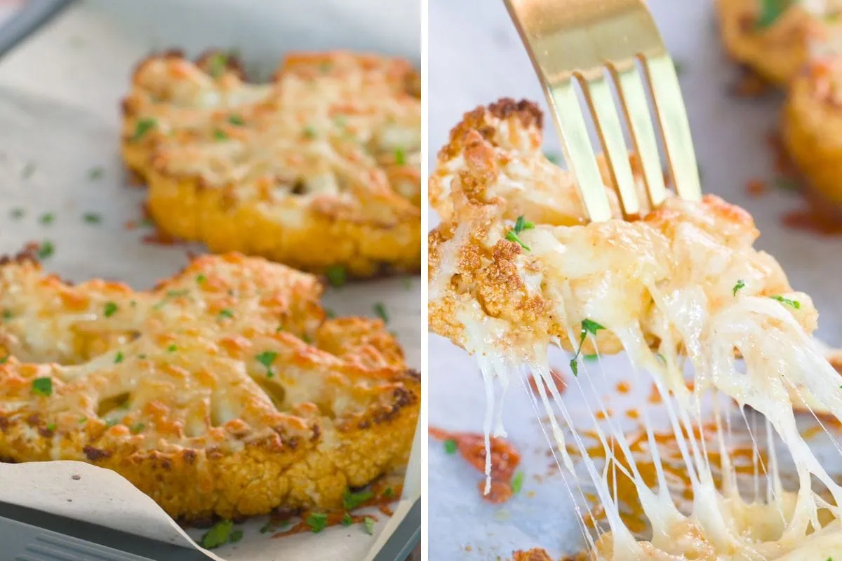 Cheesy Cauliflower Steak 9 how to make Cauliflower Steak6