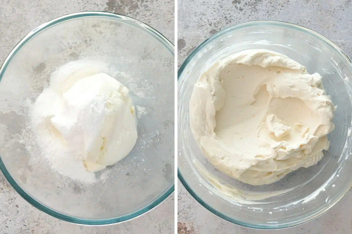 make the cream cheese layer