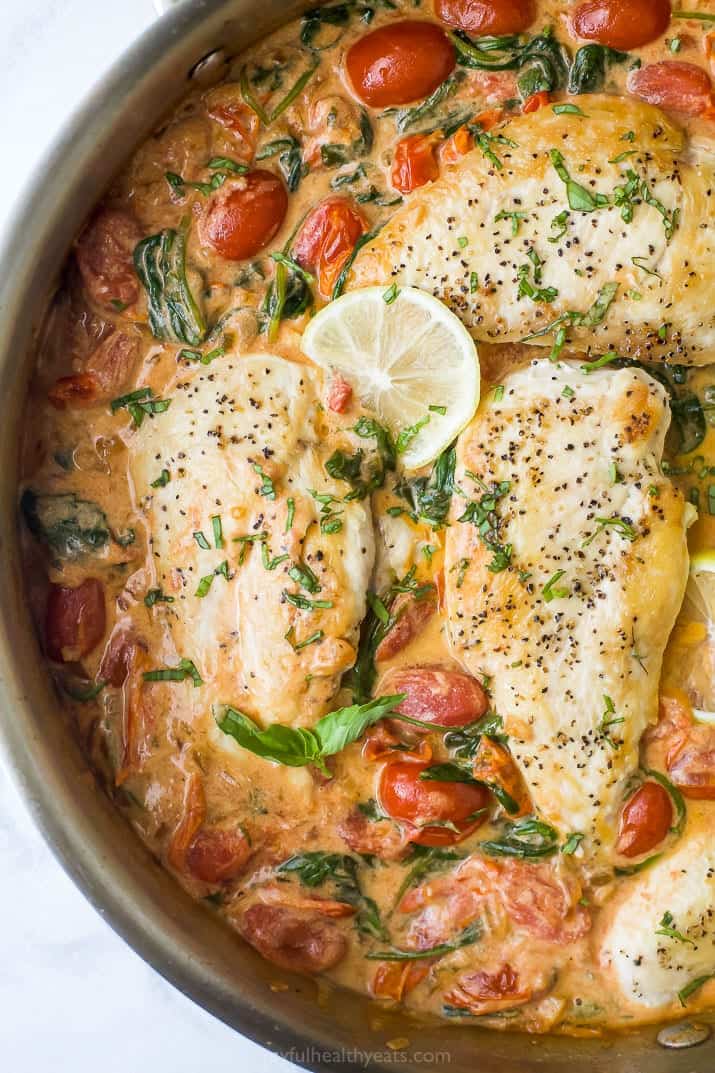 Easy 30 Minute Creamy Tuscan Chicken web 4
