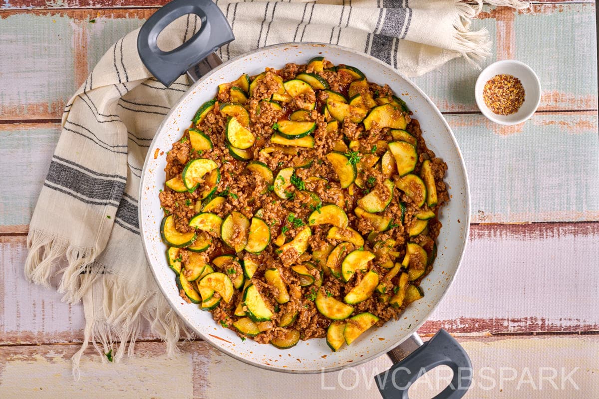 Mexican Zucchini And Beef