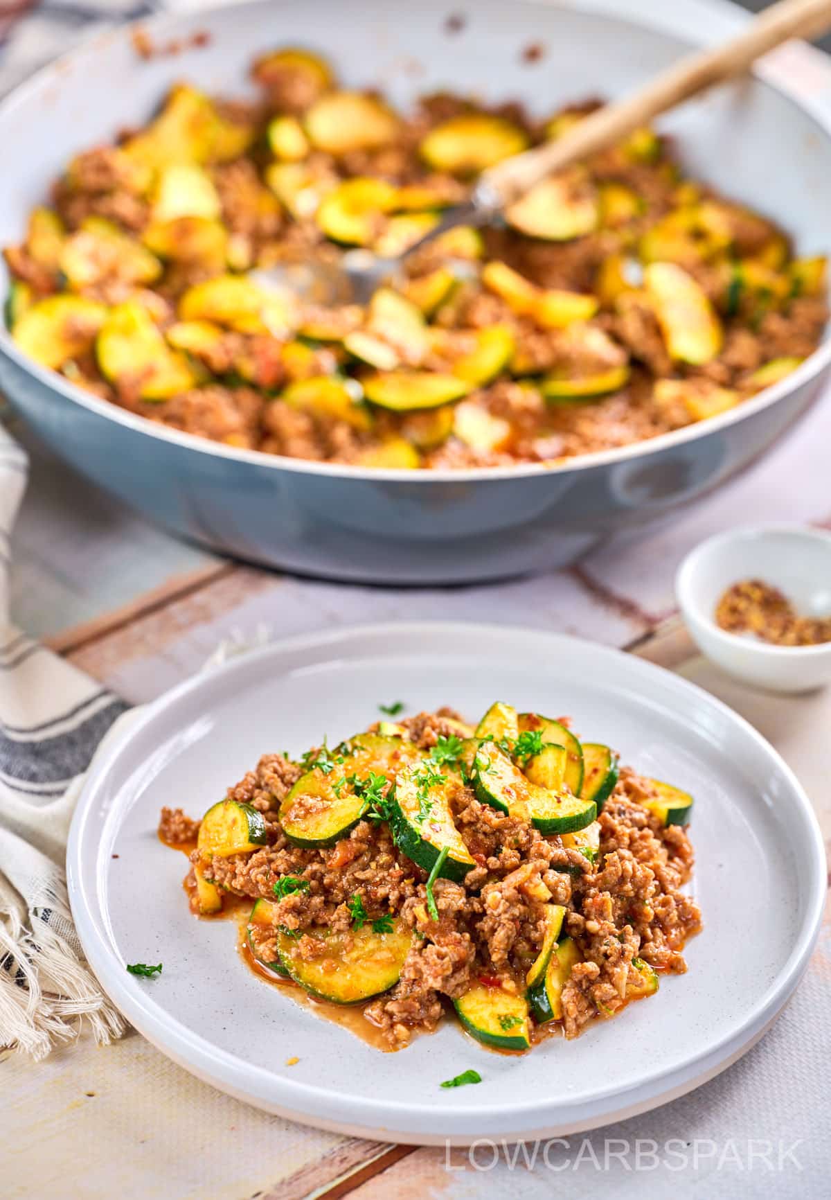 Mexican Zucchini And Beef 