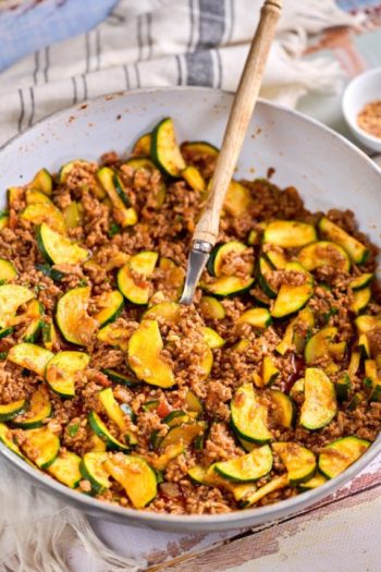 Mexican Zucchini And Beef