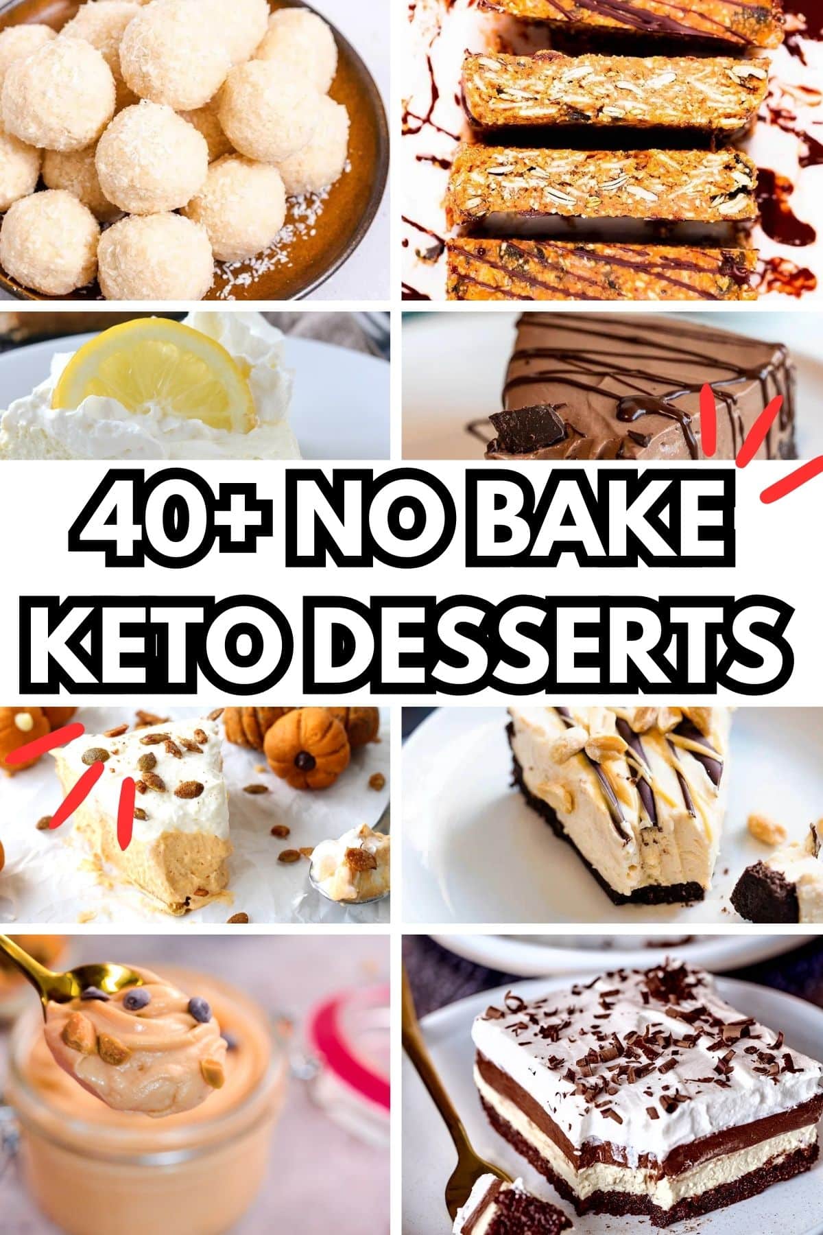 40+ No Bake Keto Desserts