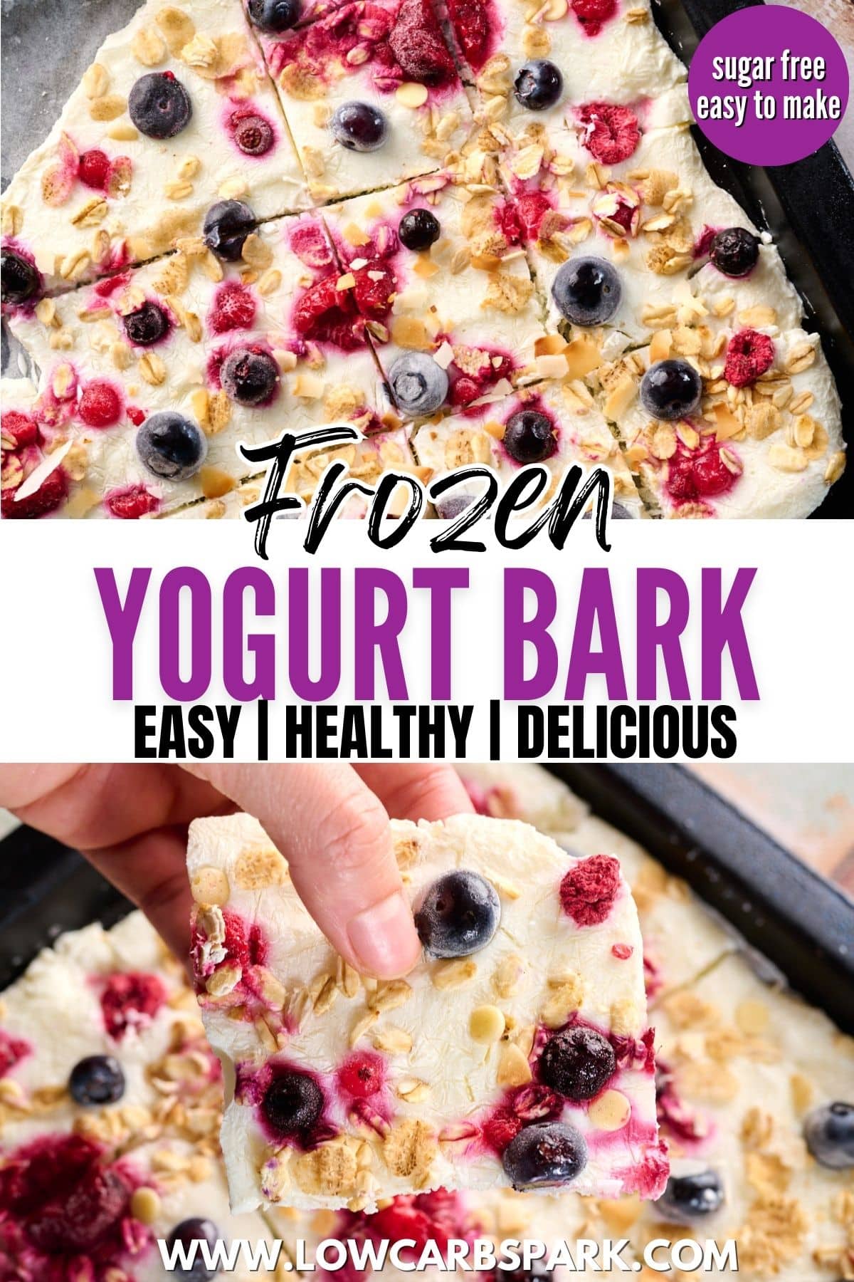 Frozen Yogurt Bark