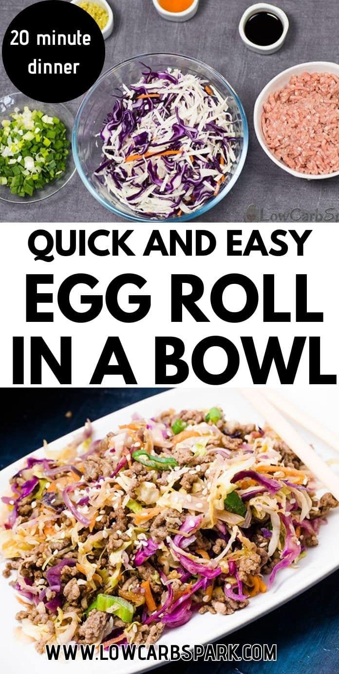 Quick and Easy Egg Roll in a Bowl Recipe