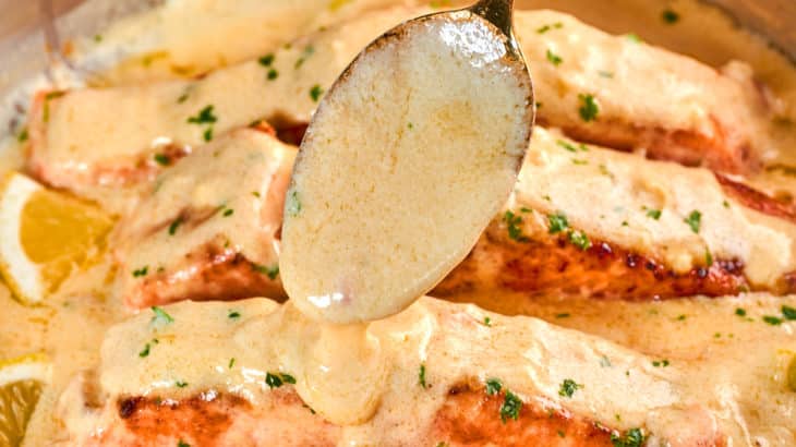 Creamy Garlic Butter Salmon Recipe