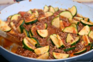 how to make Mexican Zucchini And Beef Skillet45