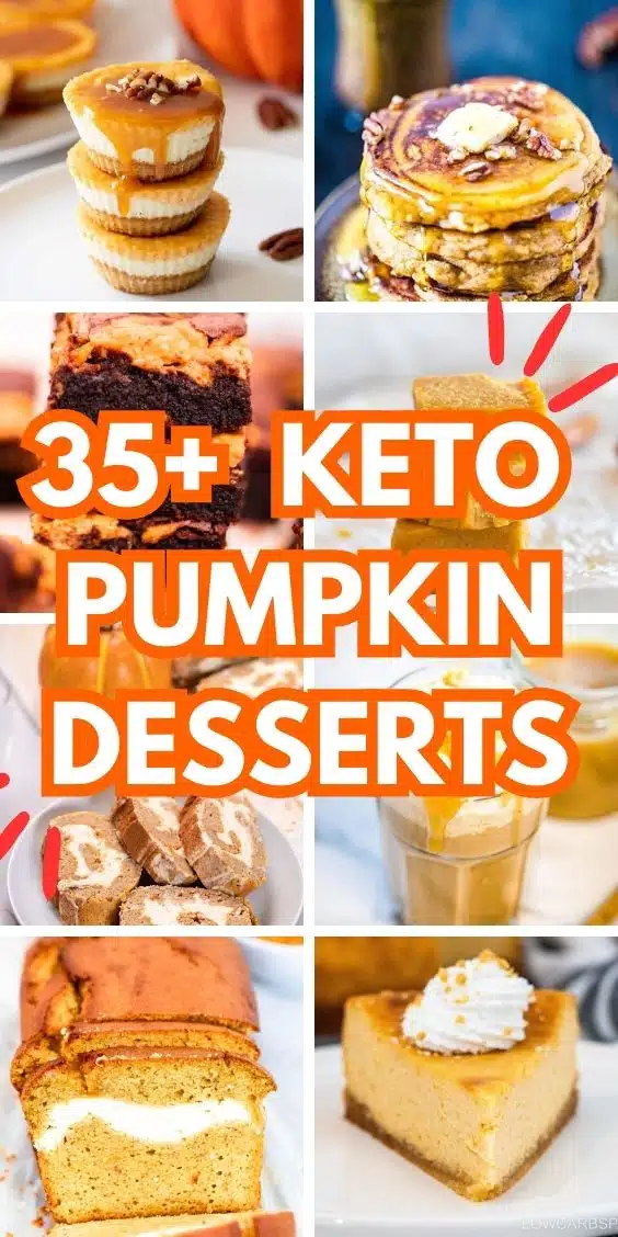 35+ Irresistible Keto Pumpkin Desserts