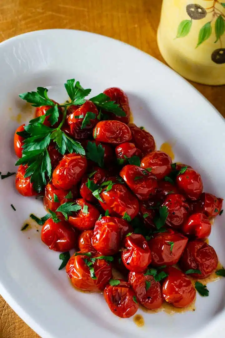 roasted cherry tomatoes cook eat well 1