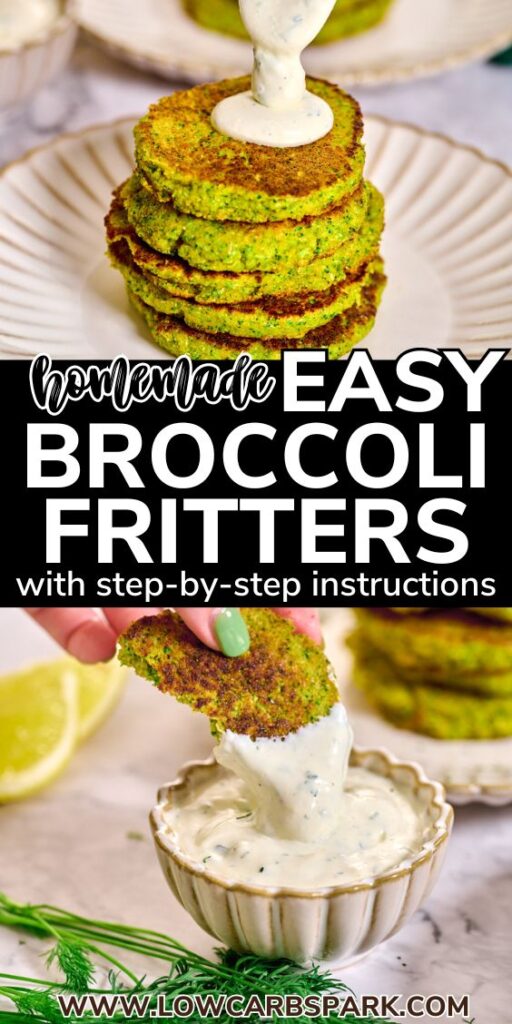 broccoli fritters pinterest