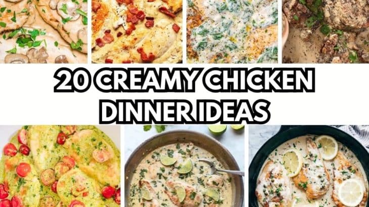 20 Creamy Chicken Dinner Ideas