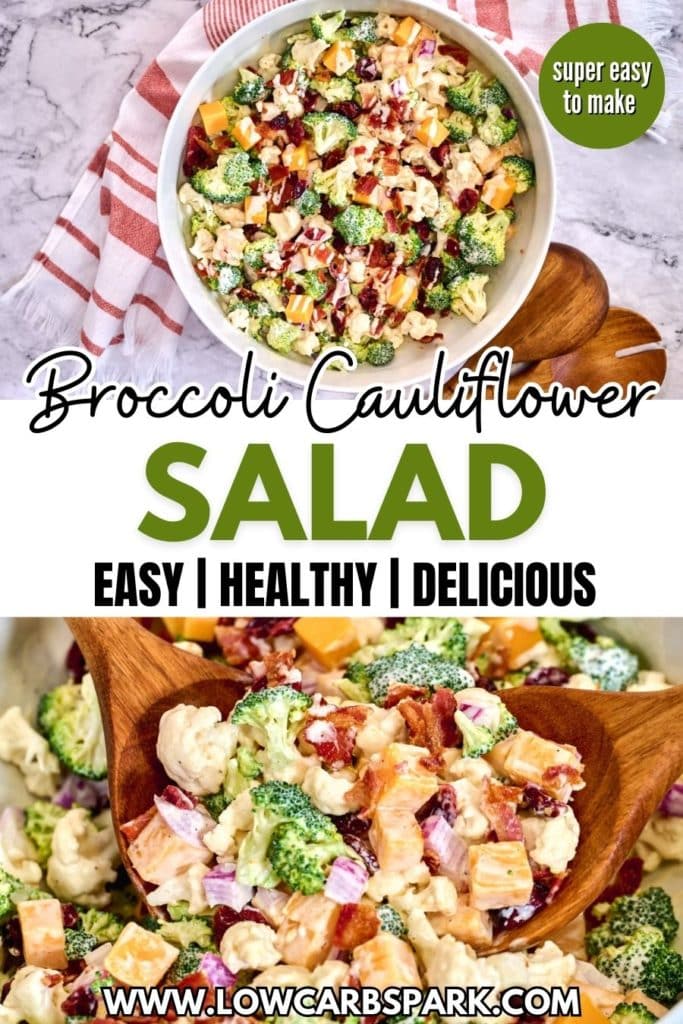 Broccoli Cauliflower Salad 4 1