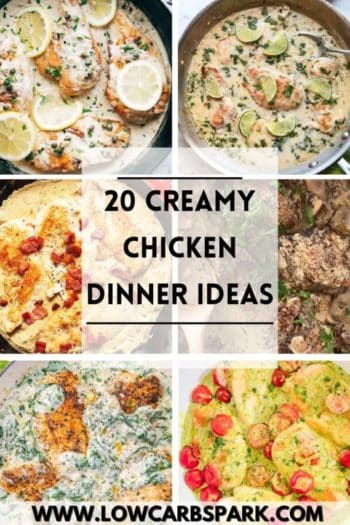 20 Creamy Chicken Dinner Ideas
