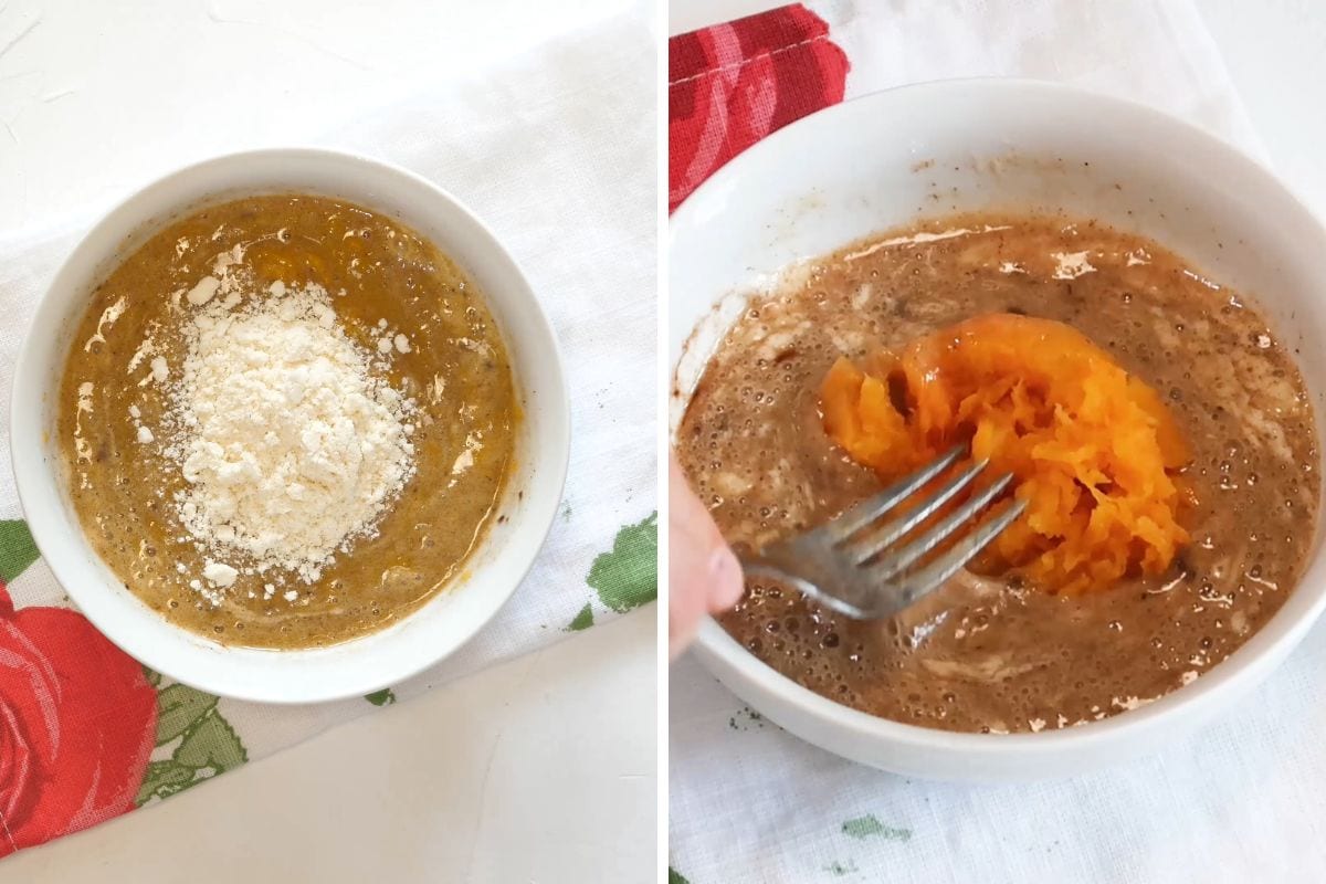 how to make Keto Pumpkin Mug Cake