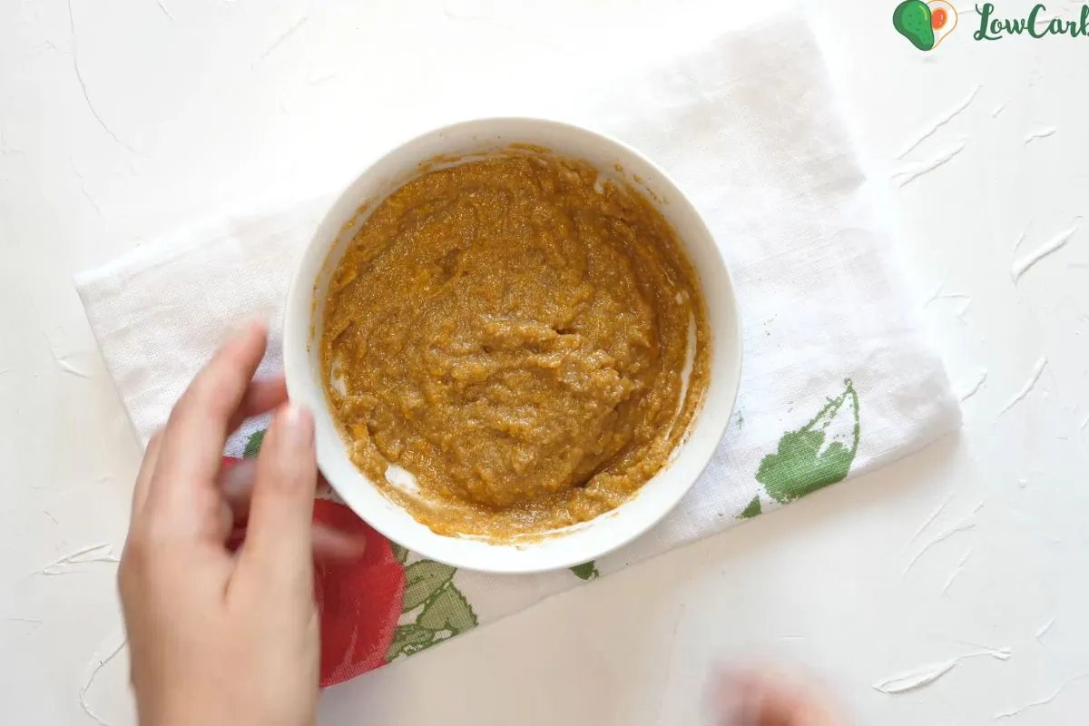 Keto Pumpkin Mug Cake - Ready in 3 minutes! 5 how to make Keto Pumpkin Mug Cake