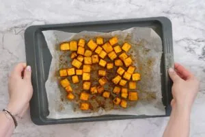 Roast Pumpkin Salad With Feta 13 how to make Roast Pumpkin Salad With Feta2