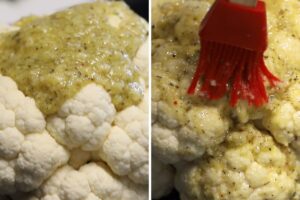 how to make whole roasted cauliflower
