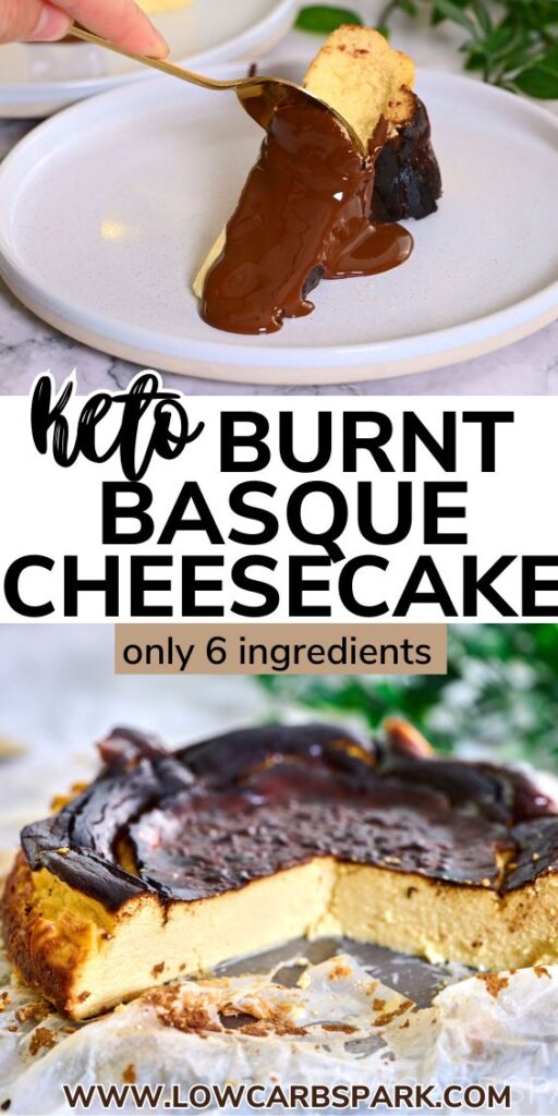 keto burnt basque cheesecake pinterest