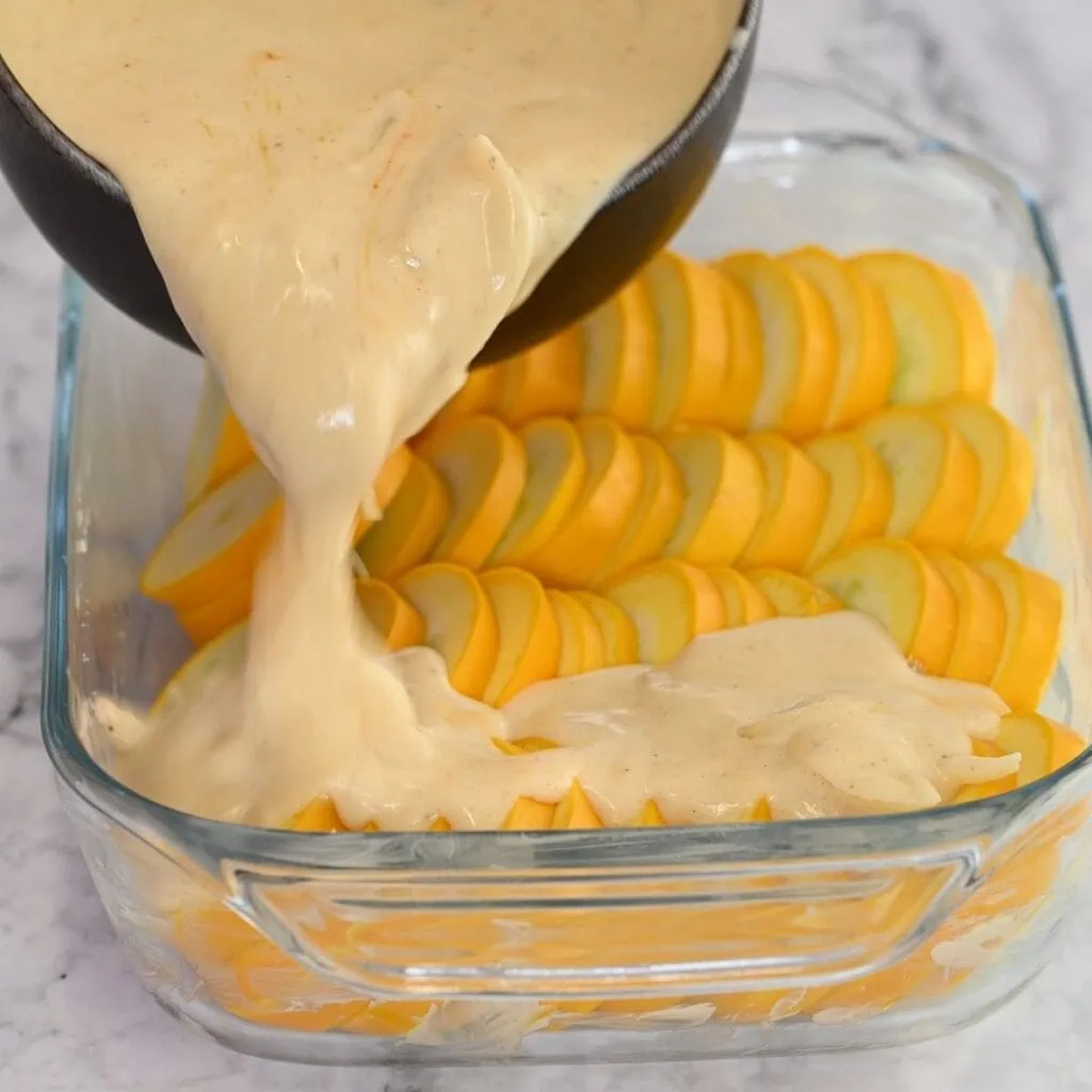 Squash Casserole 9 lowcarbspark how to make yellow squash casserole 1
