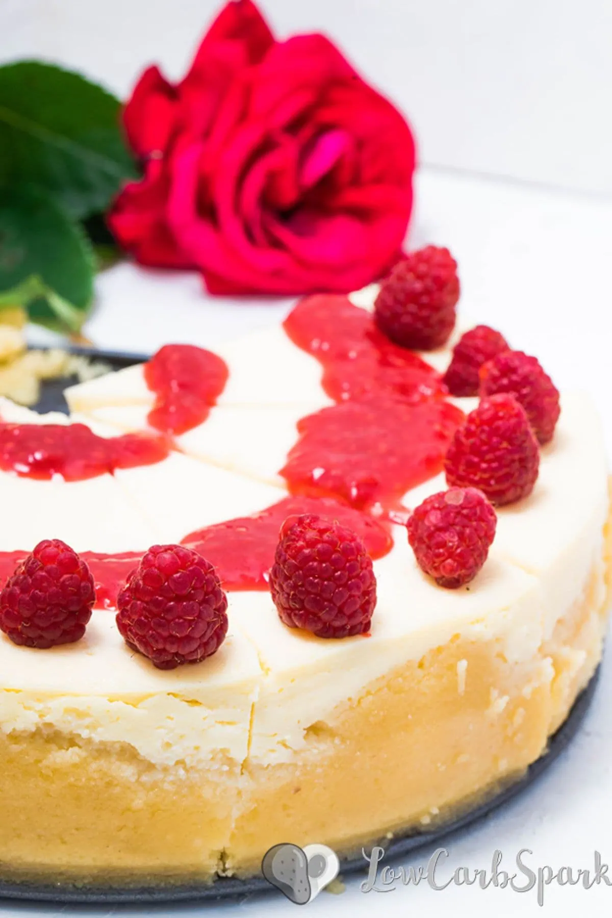 The Best Keto Cheesecake 14 baked keto cheesecake slices