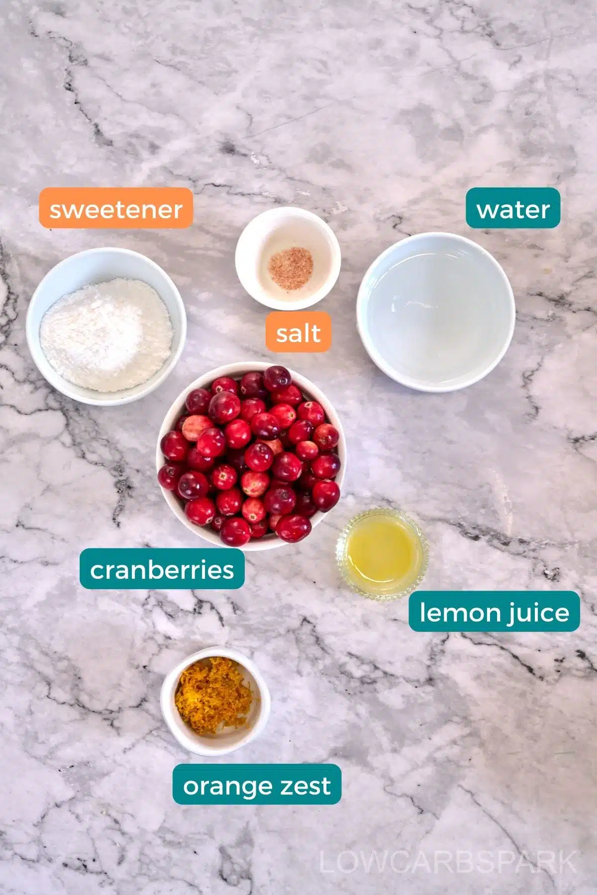 Keto Cranberry Cheesecake Bars Ingredients-3
