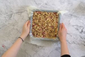 how to make Keto Cranberry Cheesecake Bars42