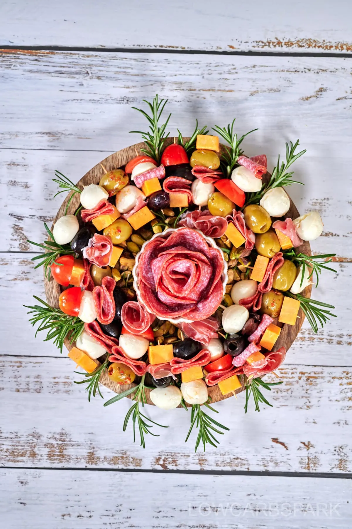 Antipasto Christmas Wreath 1 Charcuterie Antipato Wreath