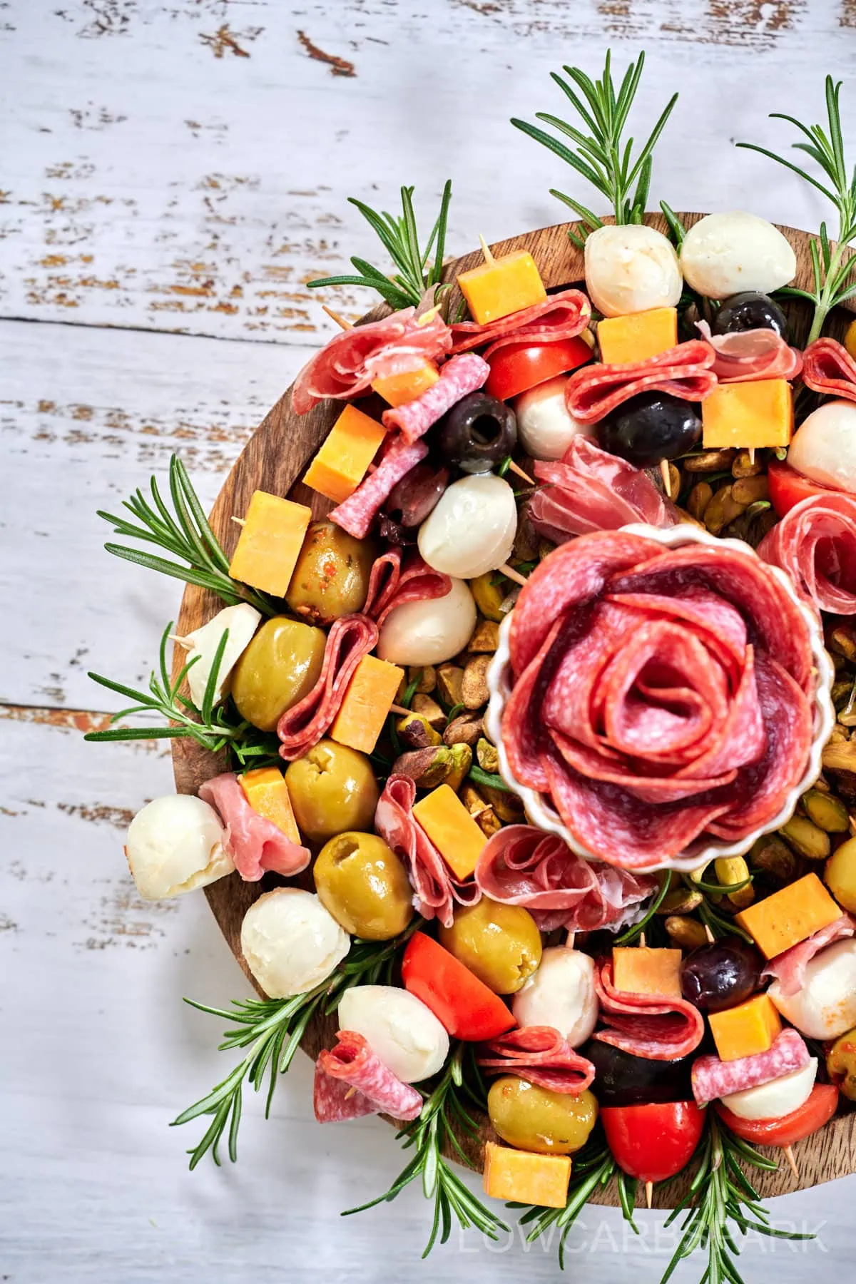 Antipasto Christmas Wreath 2 Christmas Appetizer Wreath