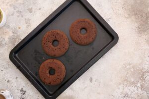 how to make Double Chocolate Protein Donuts