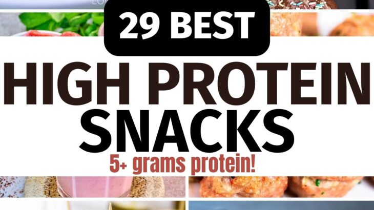 29 High Protein Snacks