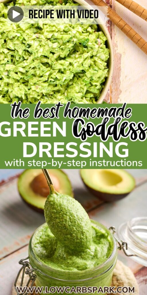 green goddess salad dressing pinterest